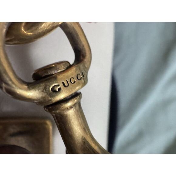 Calfskin Bamboo Web Medium Dionysus Top Handle Bag White Blue Hibiscus Red - Picture 16 of 16